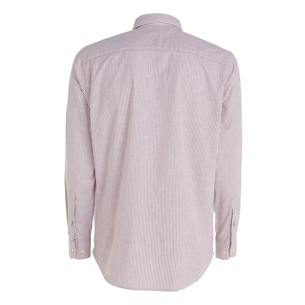 Tommy Hilfiger Core 1985 Flex Oxford Stripe Shirt - Red